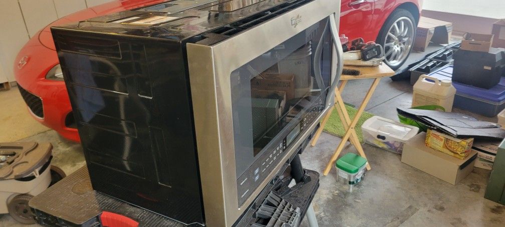 Whirlpool over the counter microwave