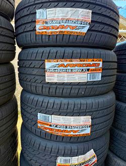 235/45/18 Arroyo vendo un set de llantas nuevas con 50,000 millas de garantía ✅🤩I am selling a set of new tires with a 50,000 mile warranty ✅