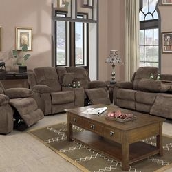 💥FREE DELIVERY💥Brand New  3PC Reclining Sofa Loveseat Chair Set
