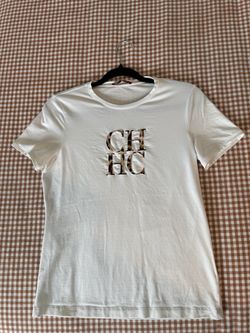 Carolina Herrera CH Logo White T-Shirt