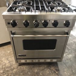 Viking 30” Stainless Steel Gas Range Stove 