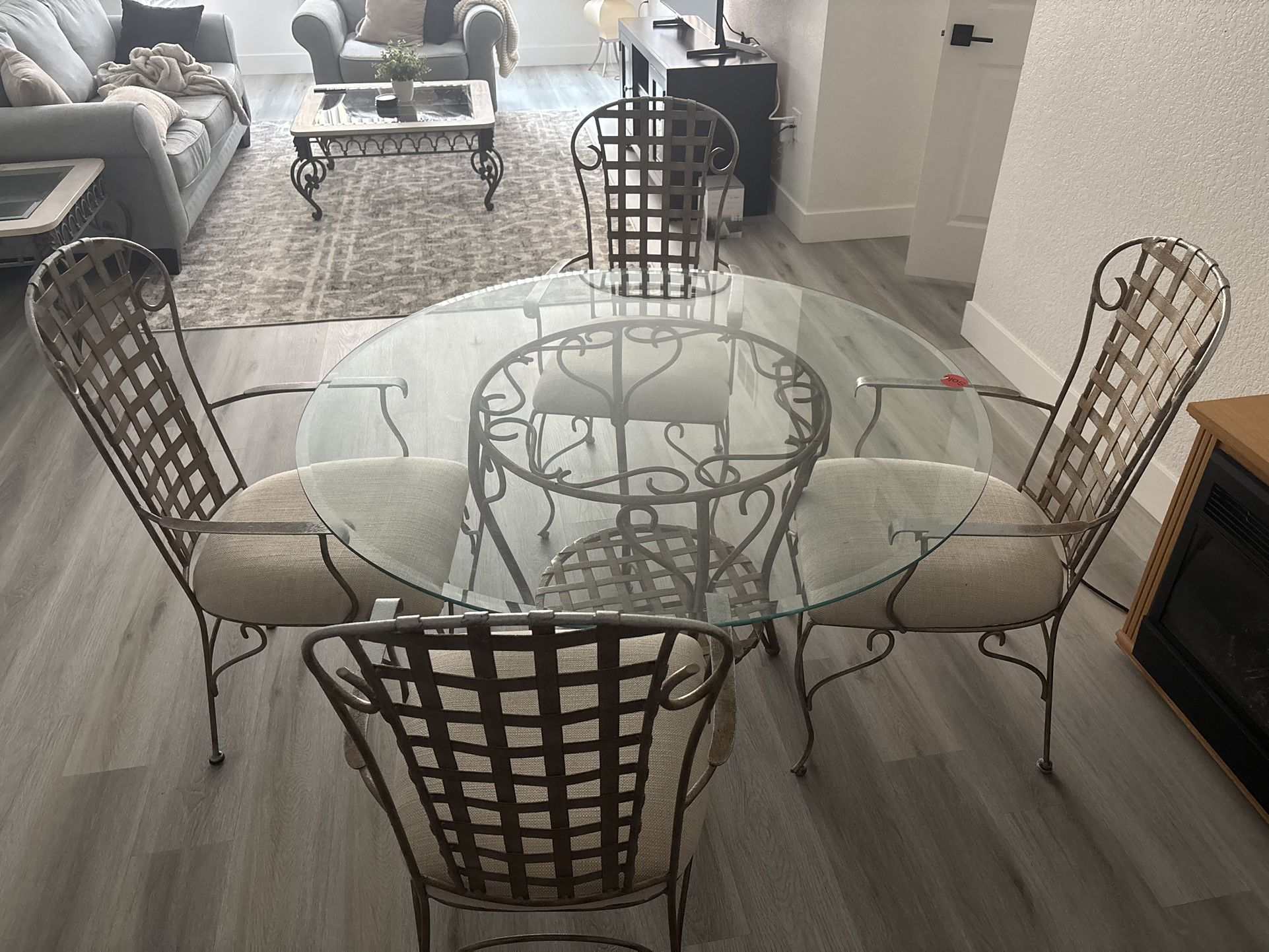 Glass Outdoor Table