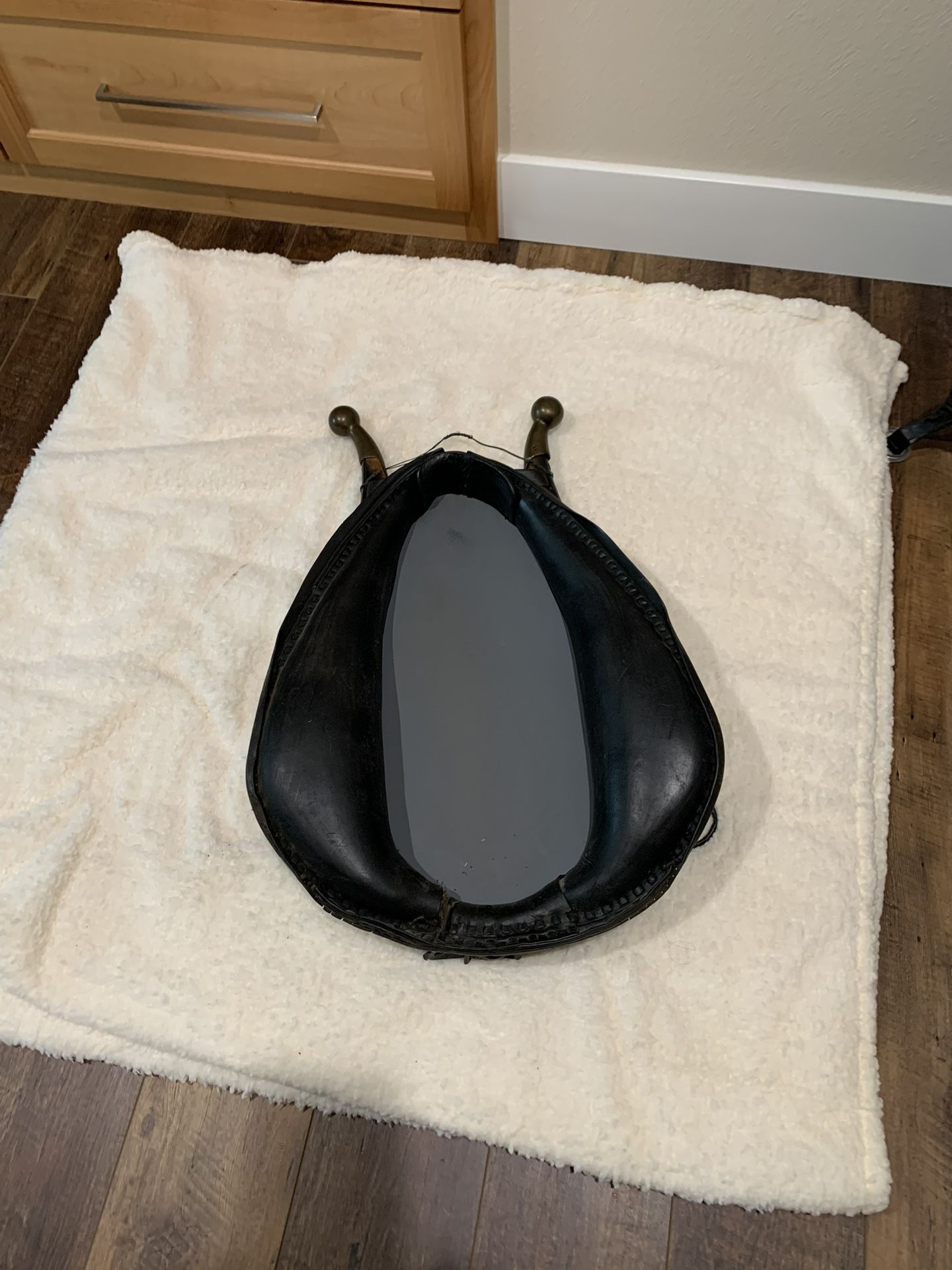 Vintage Horse Yoke / Harness Mirror