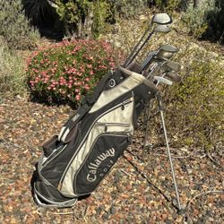Callaway Steelhead X-14 Golf Set (Driver+fairway wood+3hybrid+3i-pw+sw+putter+stand bag)