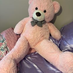 Pink Giant Teddy Bear- Great Condition