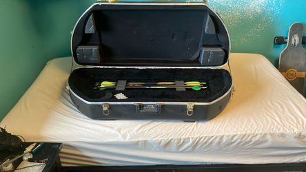 Hard Bow Case with Arrows