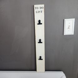 Country-style “To-Do List” Wall Plank Organizer