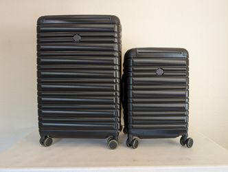 DELSEY PARIS 2-Piece Hardside Spinner Luggage Set - Black