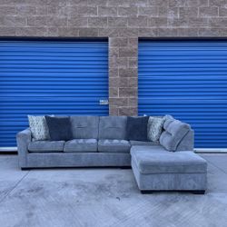 Ashley’s Light Grey Sectional Couch 