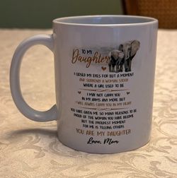 “To My Daughter” Coffee Mug-New