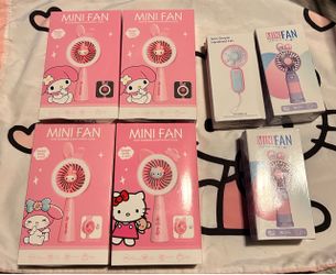 Mini Handheld Fan Bundle – Sanrio & Generic
