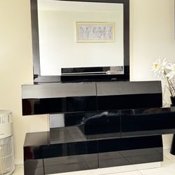Dresser with a Mirror 