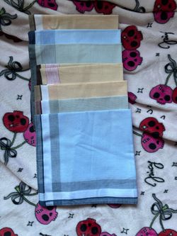 Fabric Handkerchiefs Mixed Colors
