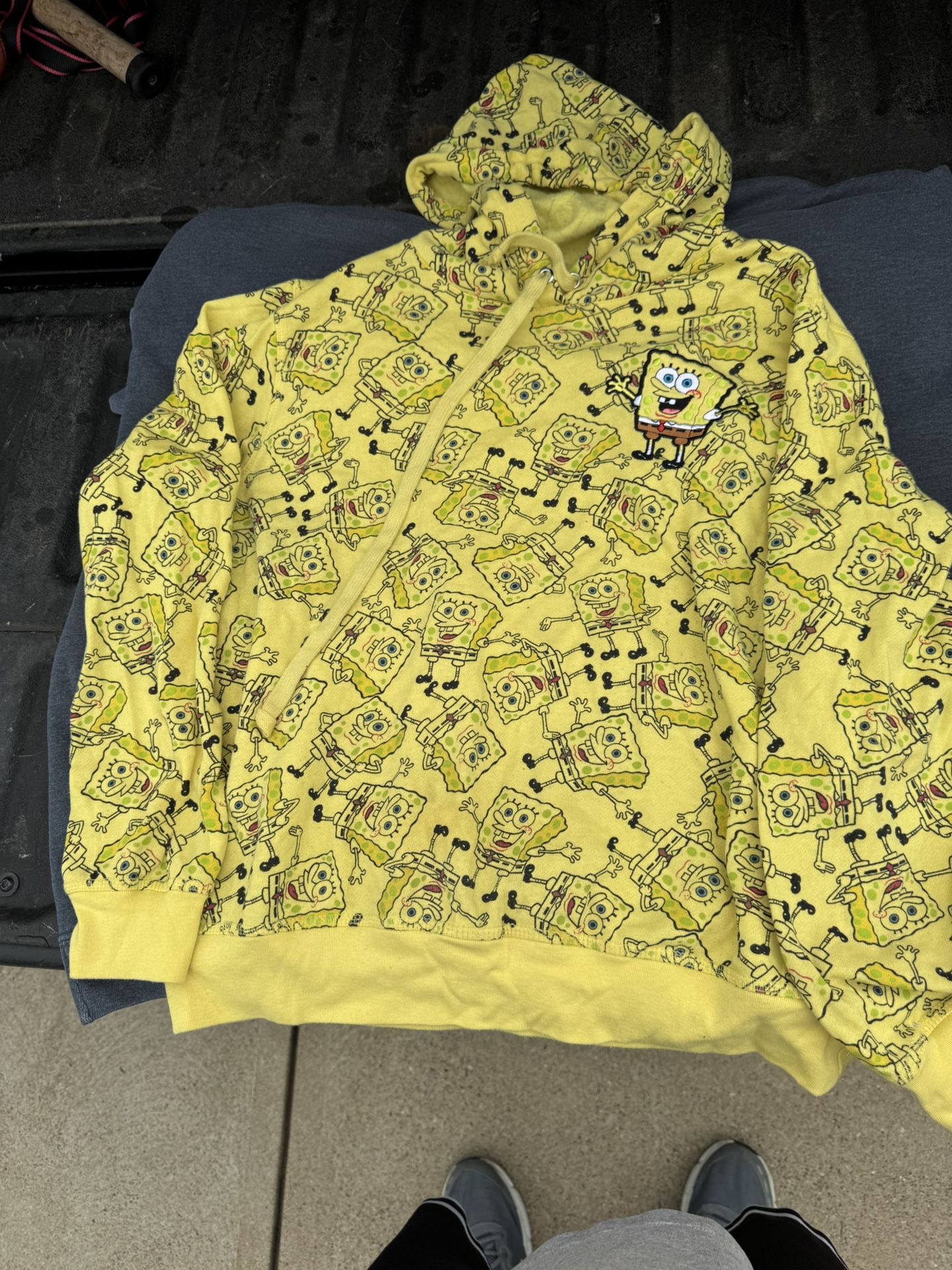 Nickelodeon Spongebob Squarepants Hoodie Sweatshirt Jacket Size XL/GL(15-17)