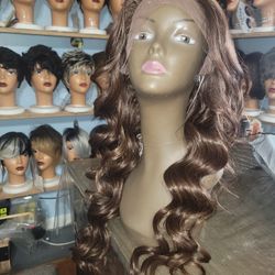 Saga #P427/30, Synthetic Lace Front & Heat Safe Wig.