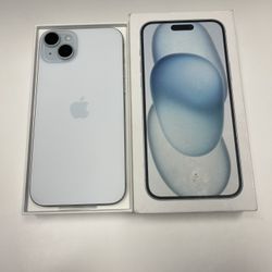 iPhone 15 Plus New In Box 128Gb Blue With Warranty Unlocked For Any Carrier 