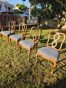 VINTAGE WOOD CHAIRS