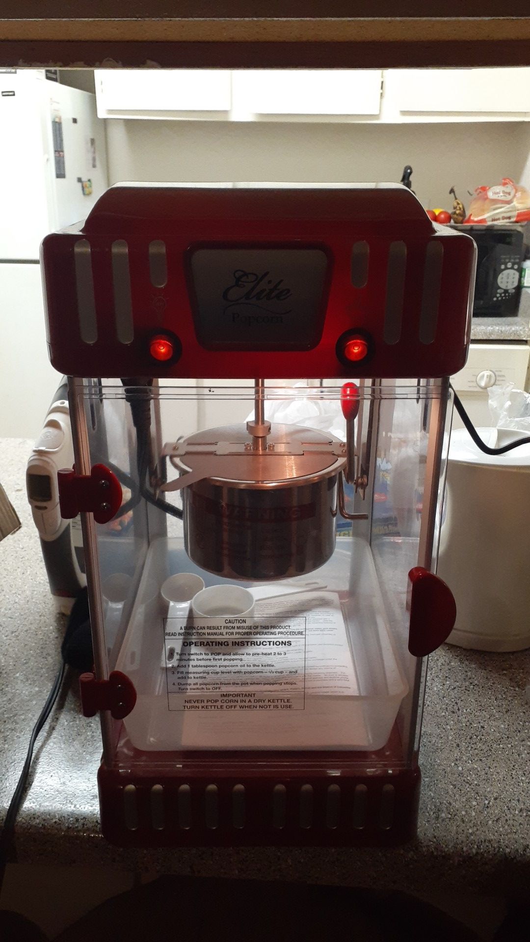 Elite popcorn maker 2.5oz