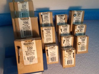 Hardware Fasteners, Screws, & Washers