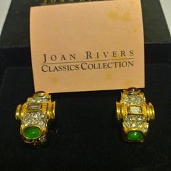 Vintage Joan Rivers Clip Earrings
