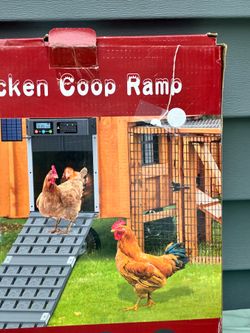 Chicken coop ramp