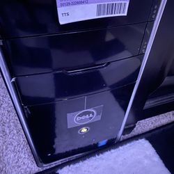 DELL INSPIRON DESKTOP WITH MONITOR AND SOUND SYSTEM