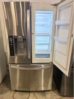 LG fridge French door with show case and water dispenser