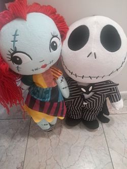 Jack & Sally plushy