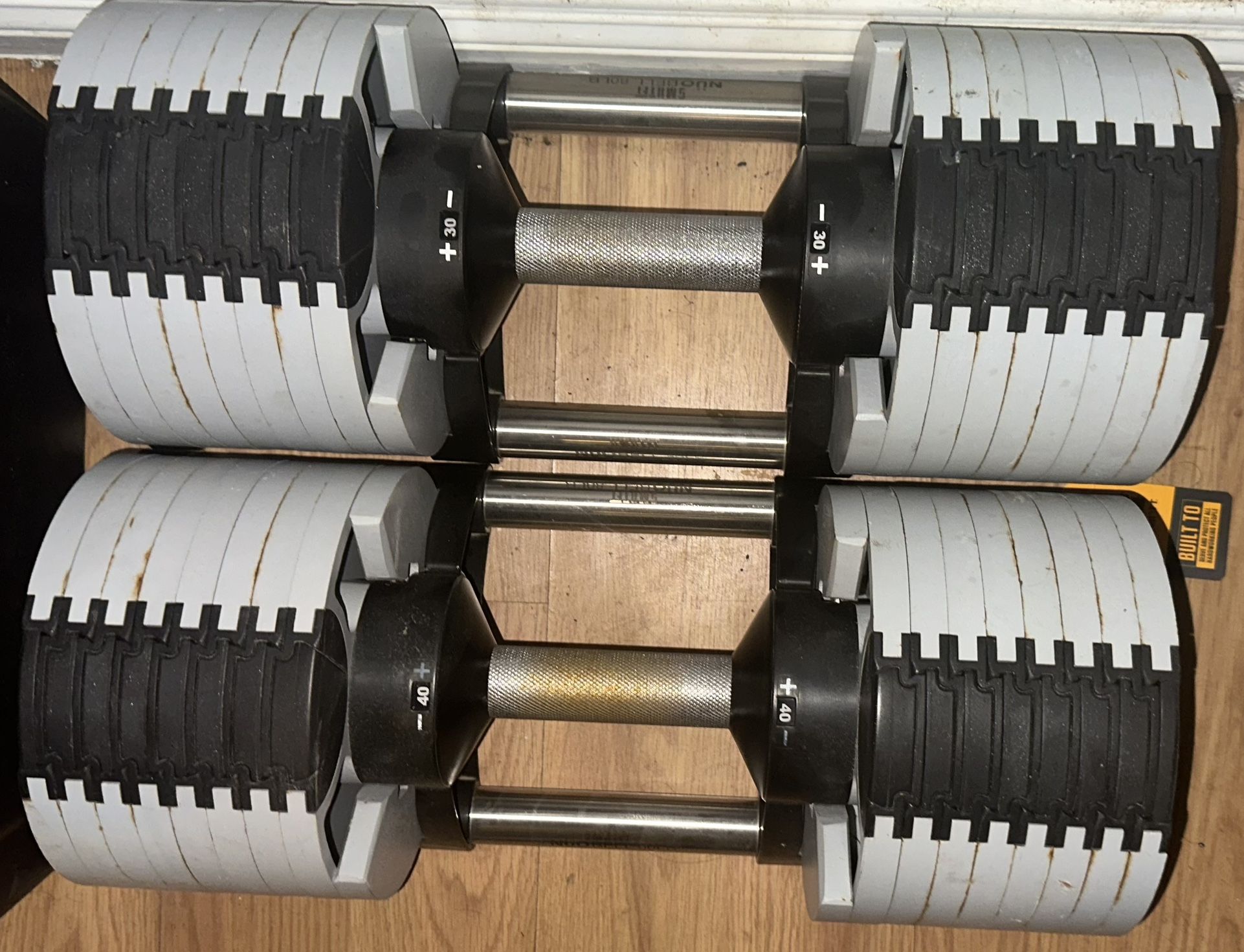 SMRTFT Nuobell Dumbbells 80 lbs.