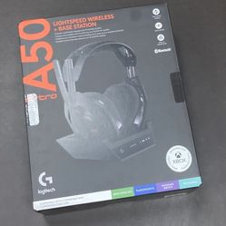 New Sealed Logitech ASTRO A50 Lightspeed Gaming Headphones With Base