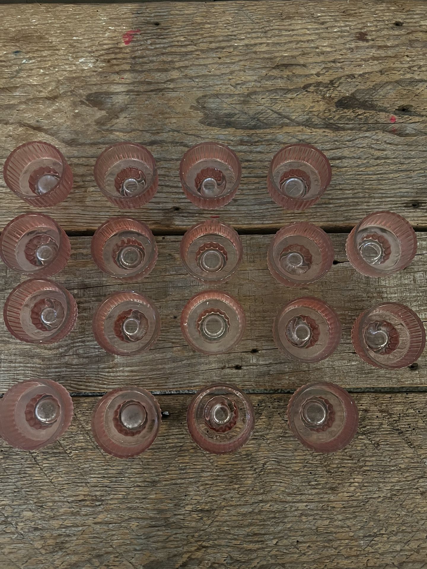 Pink Candle Stick Holder 