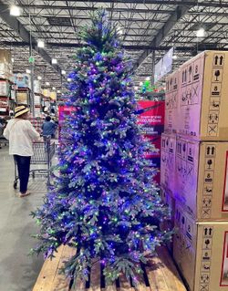 Costco 7.5' Pre-Lit Radiant Micro LED with Twinkle Artificial Christmas Tree
