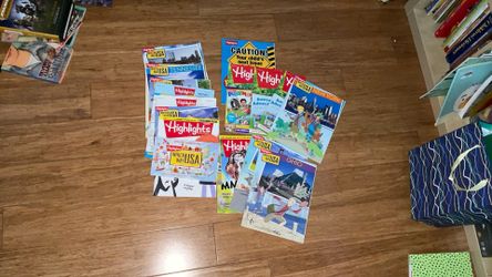 Highlights kids book USA States and many more.