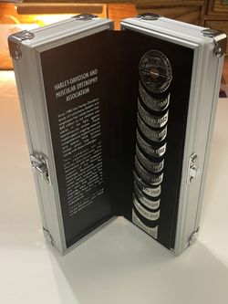 Hundredth anniversary Harley pins MDA