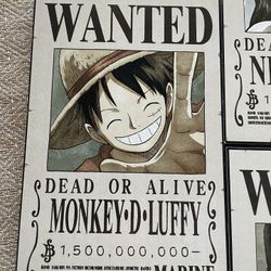 One Piece Straw Hats Posters 