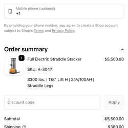 Apollo Forklift Full Electric 