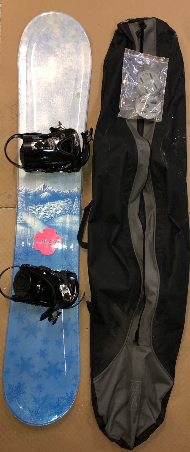 Snowboard & Bindings (LTD & Ride)