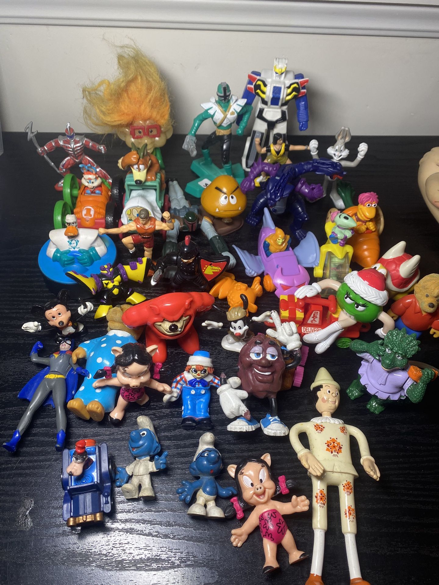 VINTAGE 90s SMALL COLLECTIBLE FIGURES BUNDLE 40 FIGURES