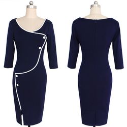 Raina Vintage Style Bodycon Dress