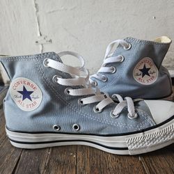 Light Blue Converse High tops 