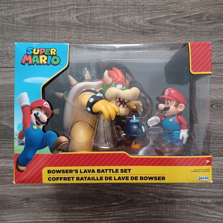 Nintendo Super Mario Bowser's Lava Battle Set