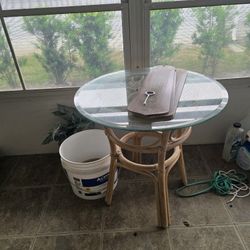 Table With Glass Top