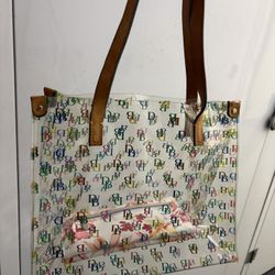 Colorful Transparent Tote Dooney And Bourke Bag 