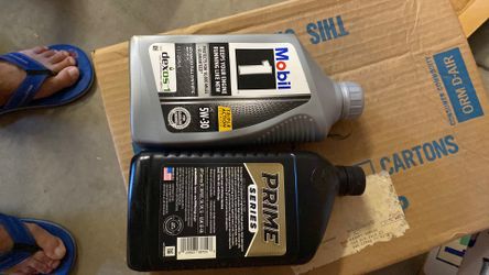 Engine oil for half price