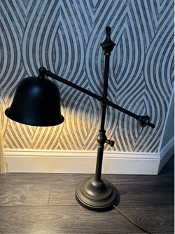 Nice quality black industrial adjustable lamp