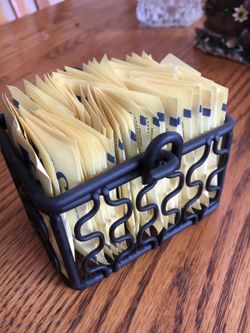 sugar basket with handle