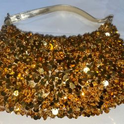 Vintage Sequin & Bead Evening Bag
