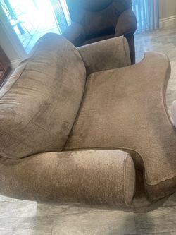 Light gray loveseat and really good condition too big for my house