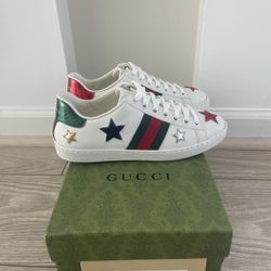 Gucci Women’s Ace Sneakers Stars Size 37 (7)