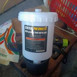 Central Pneumatic Hvlp Gravity Feed Spray Gun  Canister